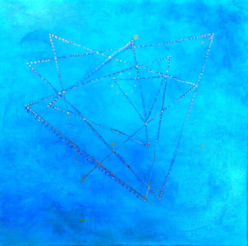 Peinture énergétique - Catherine Stutzmann - Les Etres triangle